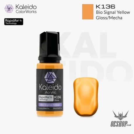 Gaahleri Kaleido ColorWorks Acrylic Paints - Mecha Colours 20ml - K136 Bio Signal Yellow - Painting Consumables
