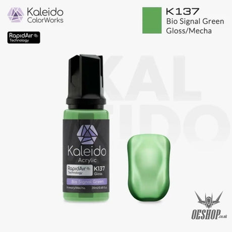 Gaahleri Kaleido ColorWorks Acrylic Paints - Mecha Colours 20ml - K137 Bio Signal Green - Painting Consumables