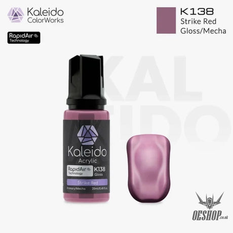 Gaahleri Kaleido ColorWorks Acrylic Paints - Mecha Colours 20ml - K138 Strike Red - Painting Consumables