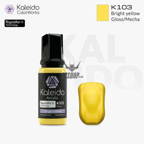 Gaahleri Kaleido ColorWorks Acrylic Paints - Mecha Colours K103 Bright Yellow Painting Consumables