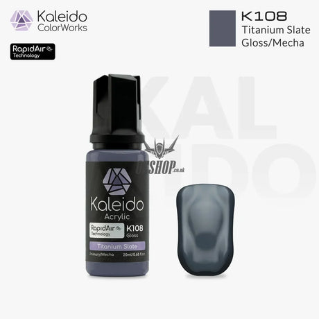 Gaahleri Kaleido ColorWorks Acrylic Paints - Mecha Colours K108 Titanium Slate Painting Consumables
