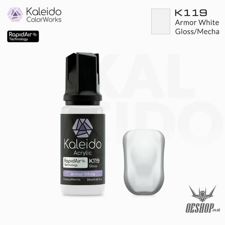 Gaahleri Kaleido ColorWorks Acrylic Paints - Mecha Colours K119 Armor White Painting Consumables