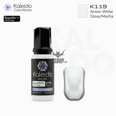 Gaahleri Kaleido ColorWorks Acrylic Paints - Mecha Colours K119 Armor White Painting Consumables