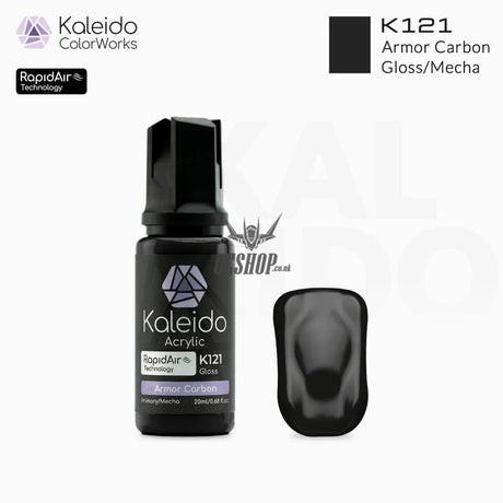 Gaahleri Kaleido ColorWorks Acrylic Paints - Mecha Colours K121 Armor Carbon Painting Consumables