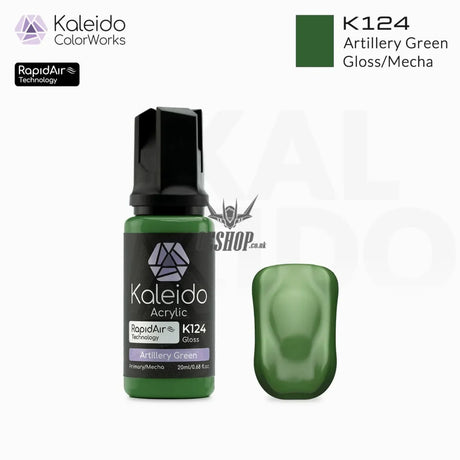 Gaahleri Kaleido ColorWorks Acrylic Paints - Mecha Colours K124 Artillery Green Painting Consumables