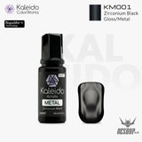 Gaahleri Kaleido ColorWorks Acrylic Paints - Metal Colours KM001 Zirconium Black Painting Consumables