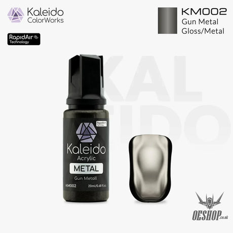 Gaahleri Kaleido ColorWorks Acrylic Paints - Metal Colours KM002 Gun Metal Painting Consumables