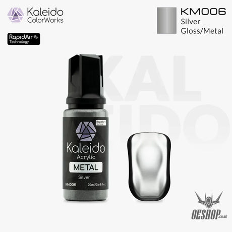 Gaahleri Kaleido ColorWorks Acrylic Paints - Metal Colours KM006 Silver Painting Consumables