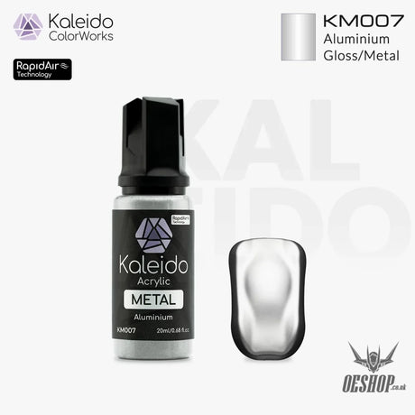 Gaahleri Kaleido ColorWorks Acrylic Paints - Metal Colours KM007 Aluminium Painting Consumables