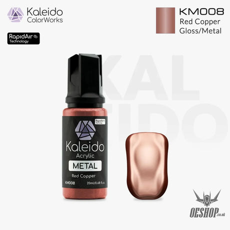 Gaahleri Kaleido ColorWorks Acrylic Paints - Metal Colours KM008 Red Copper Painting Consumables