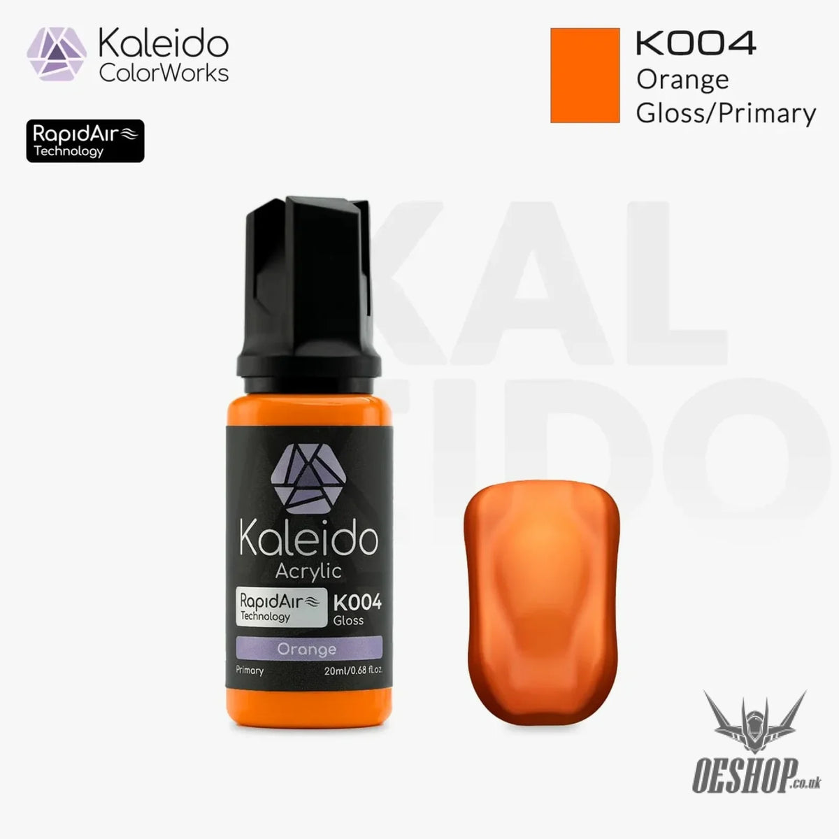 Gaahleri Kaleido ColorWorks Acrylic Paints - Primary Colors K004 Orange Painting Consumables