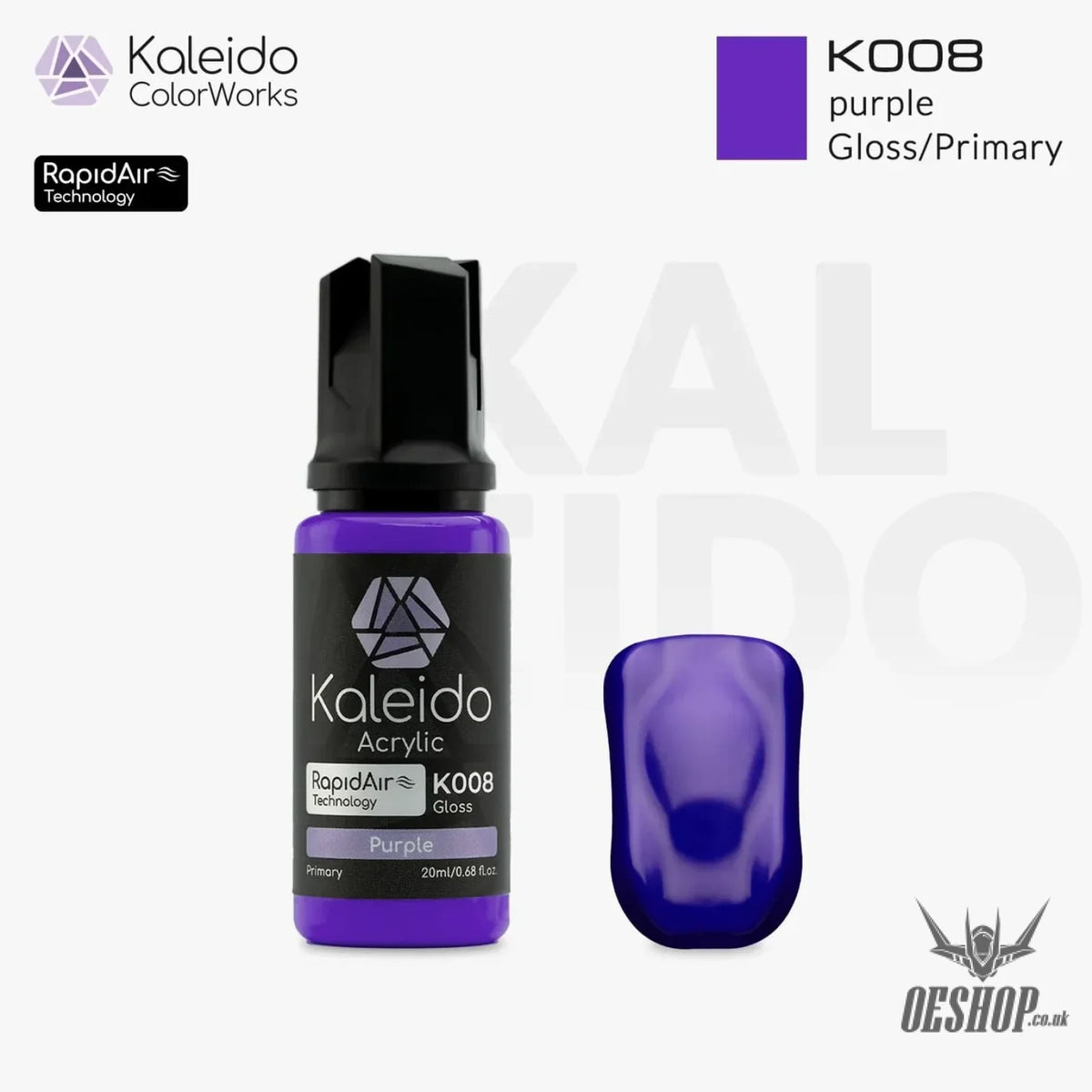 Gaahleri Kaleido ColorWorks Acrylic Paints - Primary Colors K008 Purple Painting Consumables
