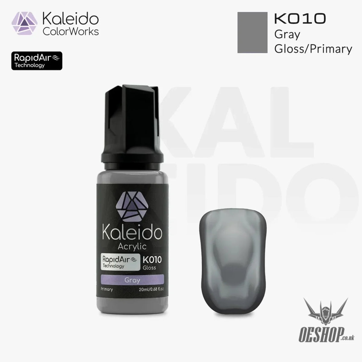 Gaahleri Kaleido ColorWorks Acrylic Paints - Primary Colors K010 Gray Painting Consumables