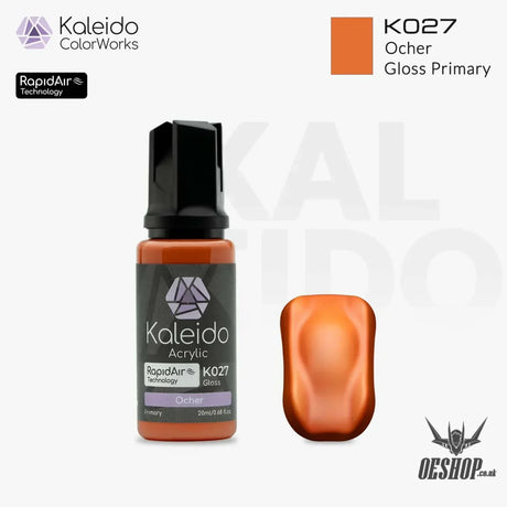 Gaahleri Kaleido ColorWorks Acrylic Paints - Primary Colors B - K027 Ocher - Painting Consumables