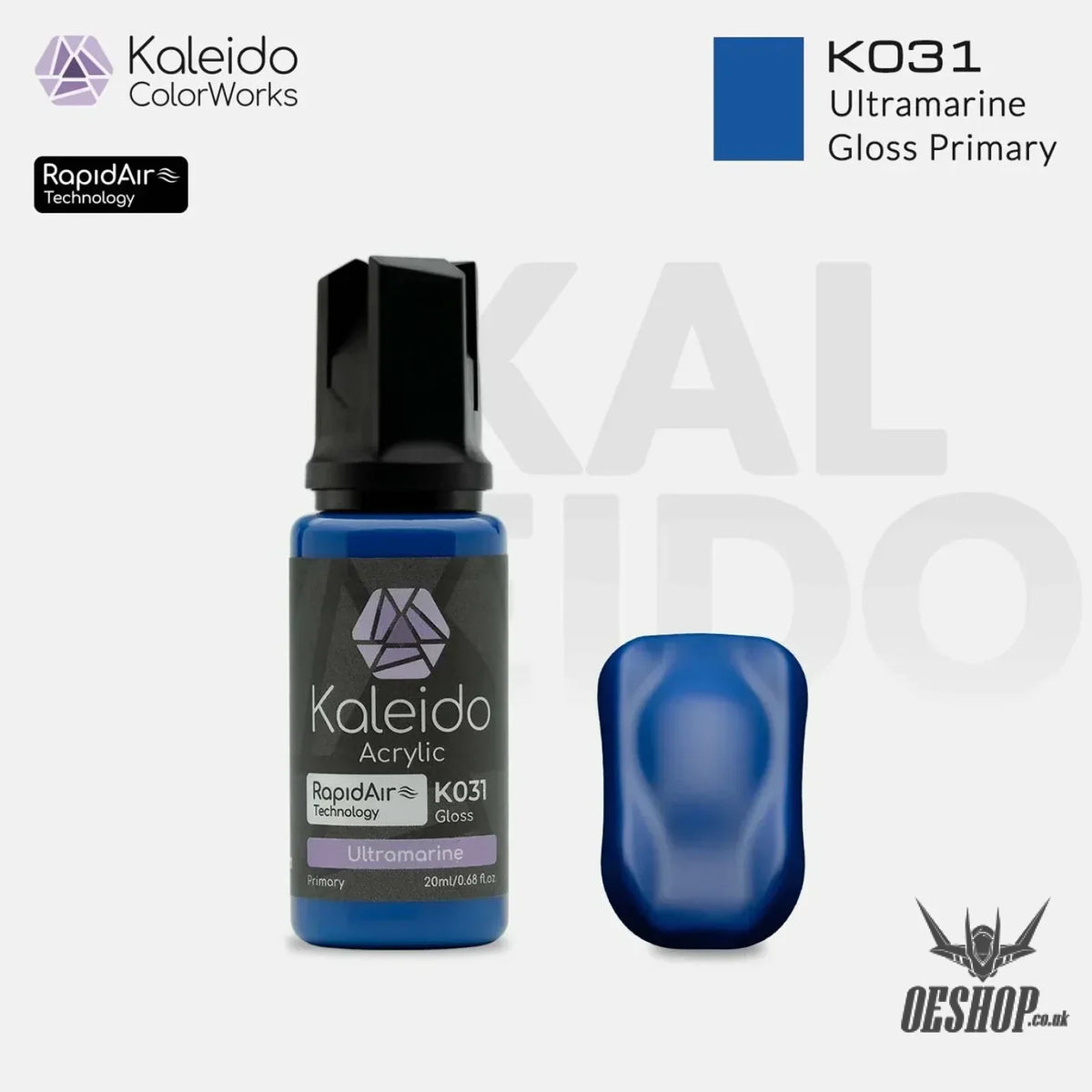 Gaahleri Kaleido ColorWorks Acrylic Paints - Primary Colors B - K031 Ultramarine - Painting Consumables