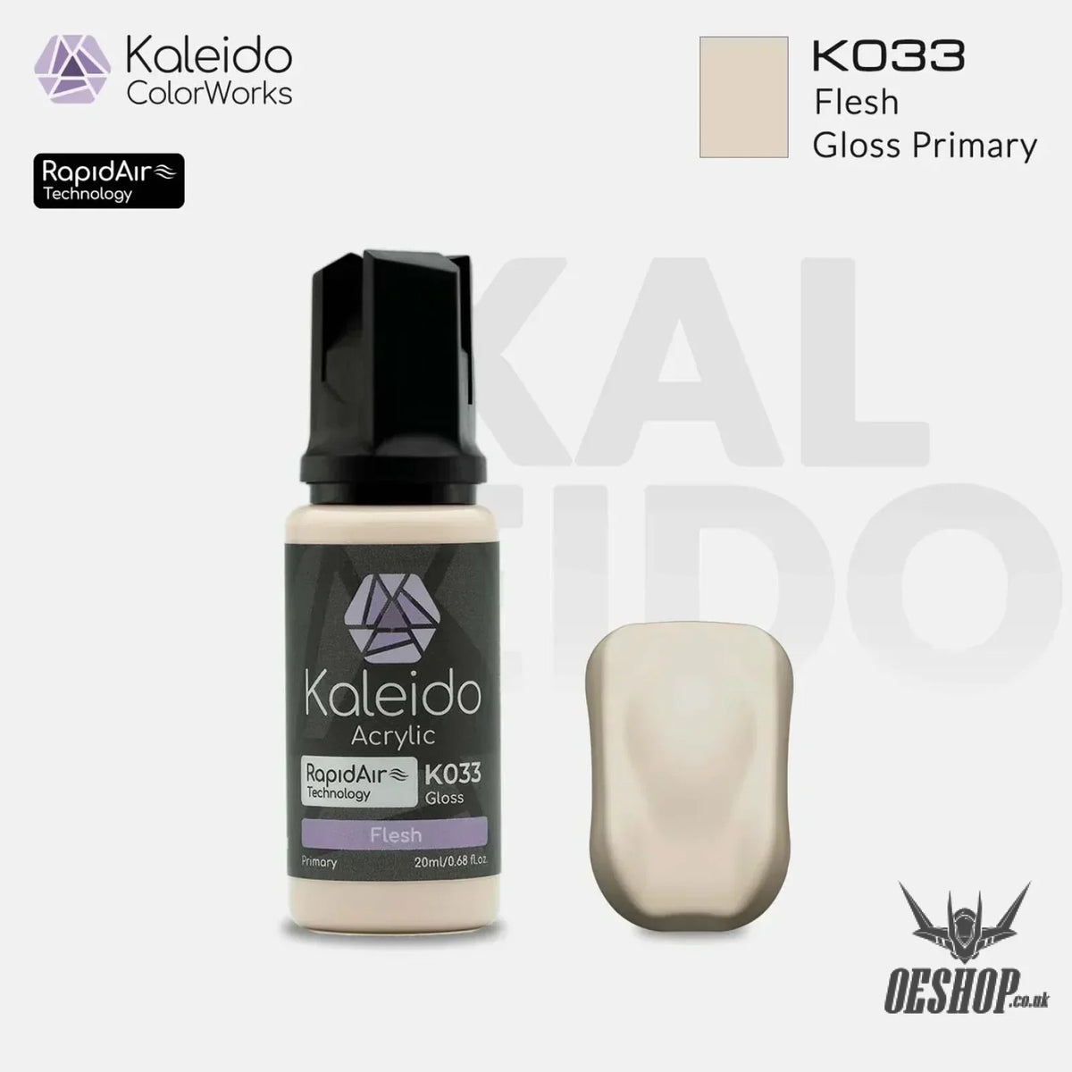 Gaahleri Kaleido ColorWorks Acrylic Paints - Primary Colors B - K033 Flesh - Painting Consumables
