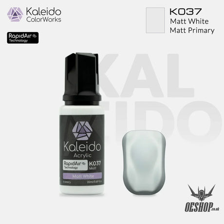 Gaahleri Kaleido ColorWorks Acrylic Paints - Primary Colors B - K037 Matt White - Painting Consumables