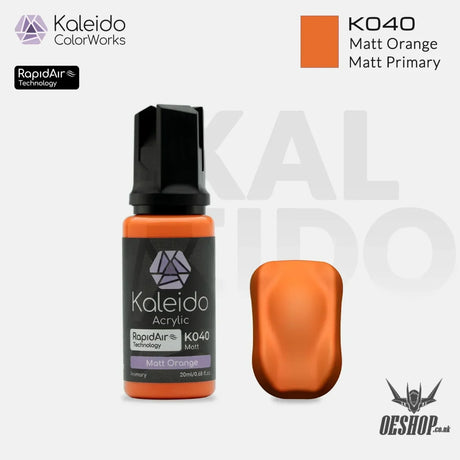 Gaahleri Kaleido ColorWorks Acrylic Paints - Primary Colors B - K040 Matt Orange - Painting Consumables
