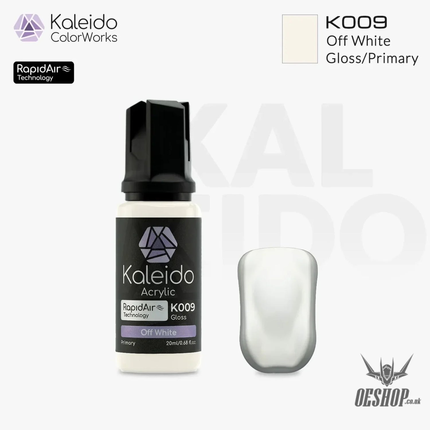 Gaahleri Kaleido ColorWorks Acrylic Paints - Primary Colors K009 Off White Painting Consumables