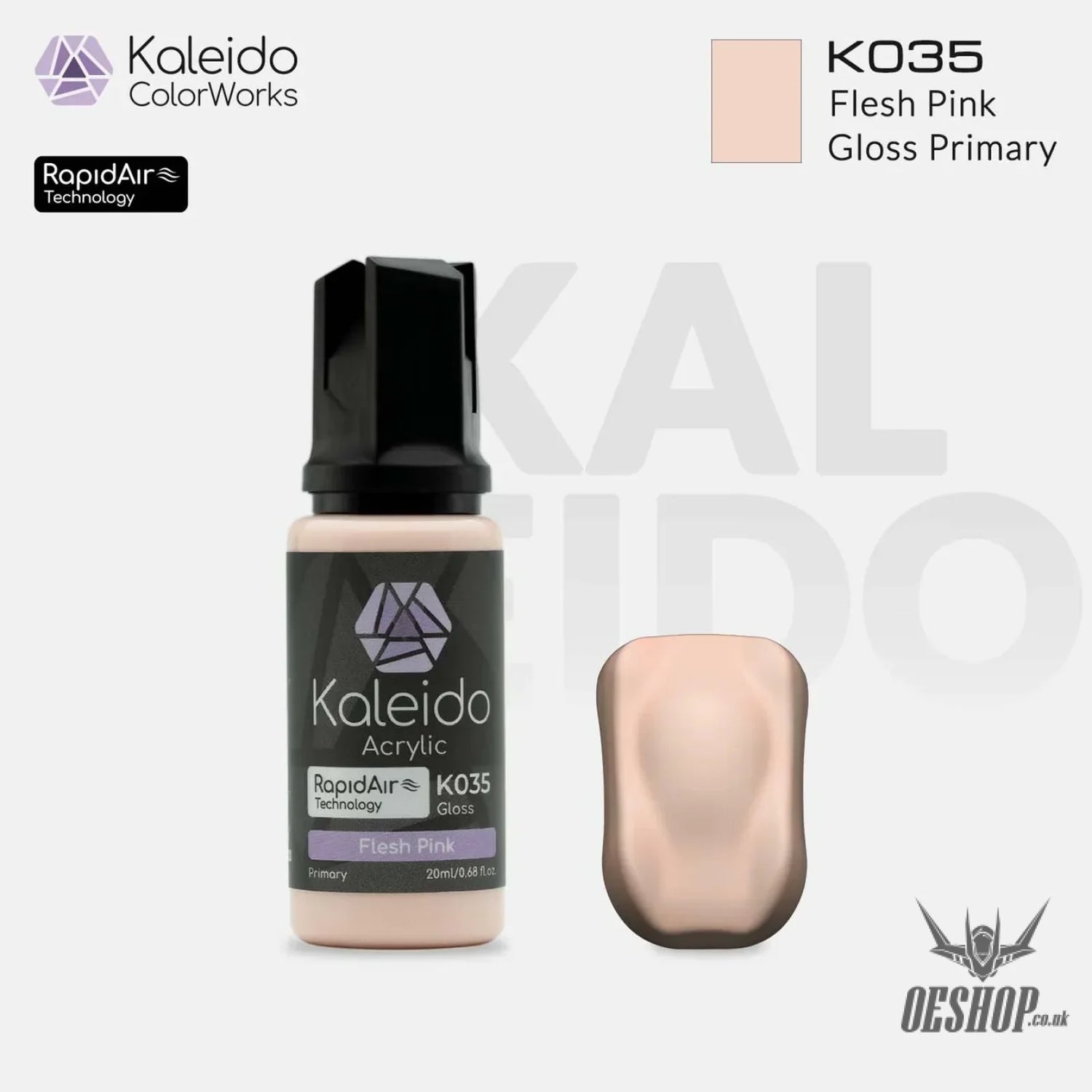 Gaahleri Kaleido ColorWorks Acrylic Paints - Primary Colors B - K035 Flesh Pink - Painting Consumables