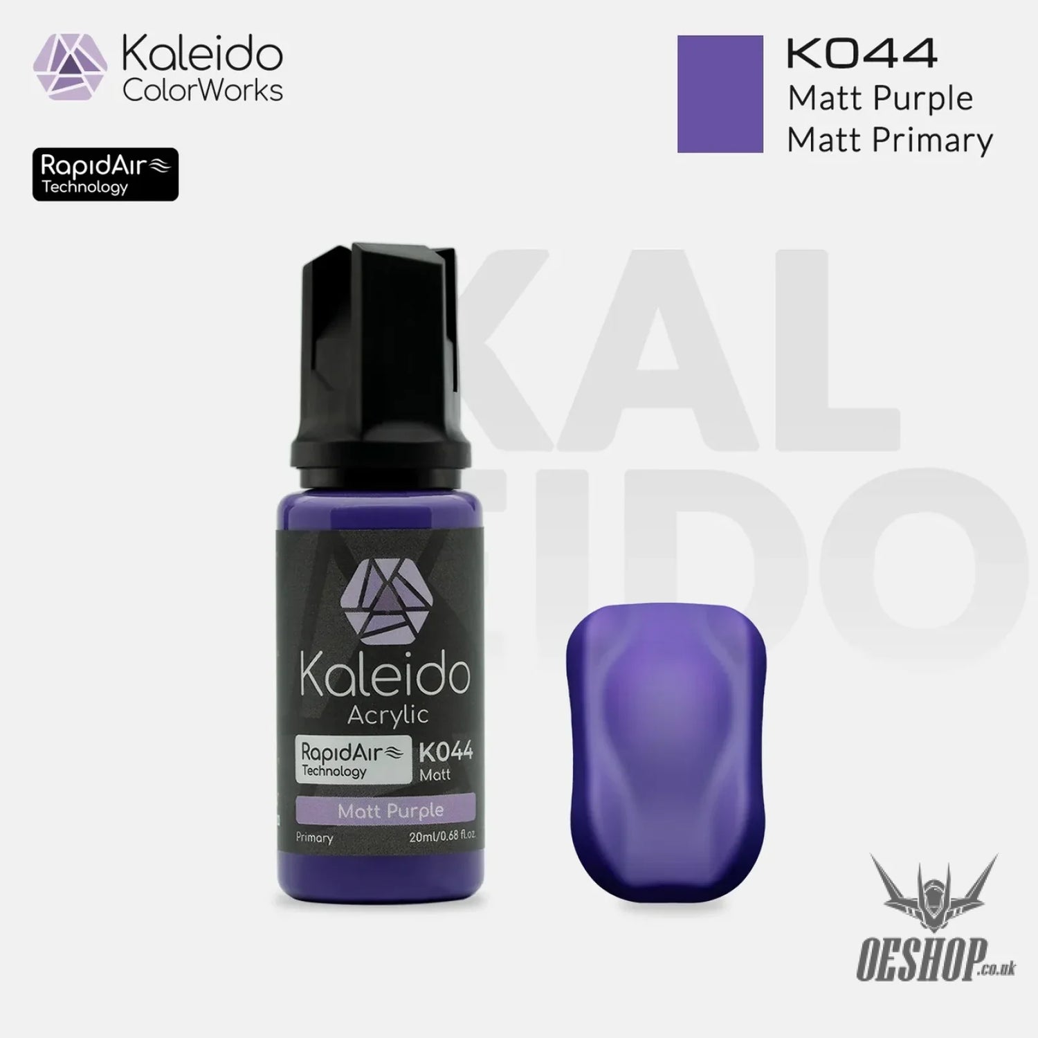 Gaahleri Kaleido ColorWorks Acrylic Paints - Primary Colors B - K044 Matt Purple - Painting Consumables