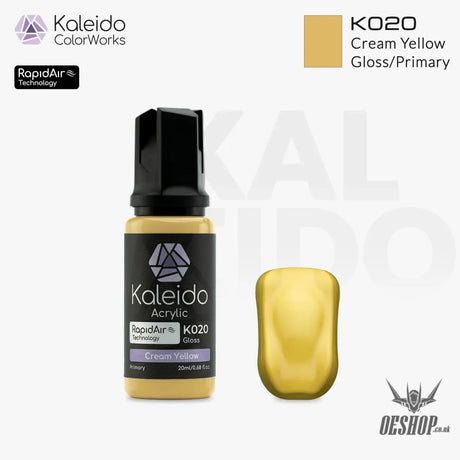 Gaahleri Kaleido ColorWorks Acrylic Paints - Primary Colors K020 Cream Yellow Painting Consumables
