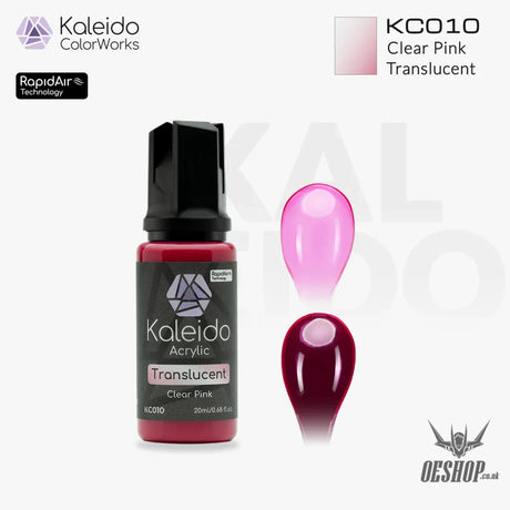 Gaahleri Kaleido ColorWorks Acrylic Paints - Translucent Clear Colours - KC010 Clear Pink - Painting Consumables