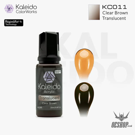 Gaahleri Kaleido ColorWorks Acrylic Paints - Translucent Clear Colours - KC011 Clear Brown - Painting Consumables