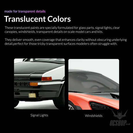 Gaahleri Kaleido ColorWorks Acrylic Paints - Translucent Clear Colours - Painting Consumables