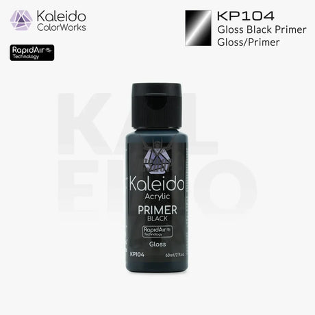 Gaahleri Kaleido ColorWorks - Primers KP104 Gloss Black Primer 60ml Painting Consumables