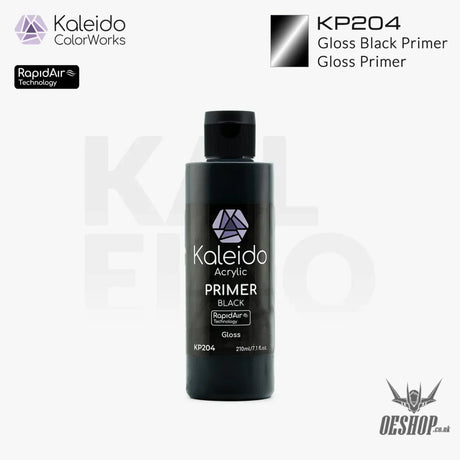 Gaahleri Kaleido ColorWorks - Primers KP204 Gloss Black Primer 210ml Painting Consumables