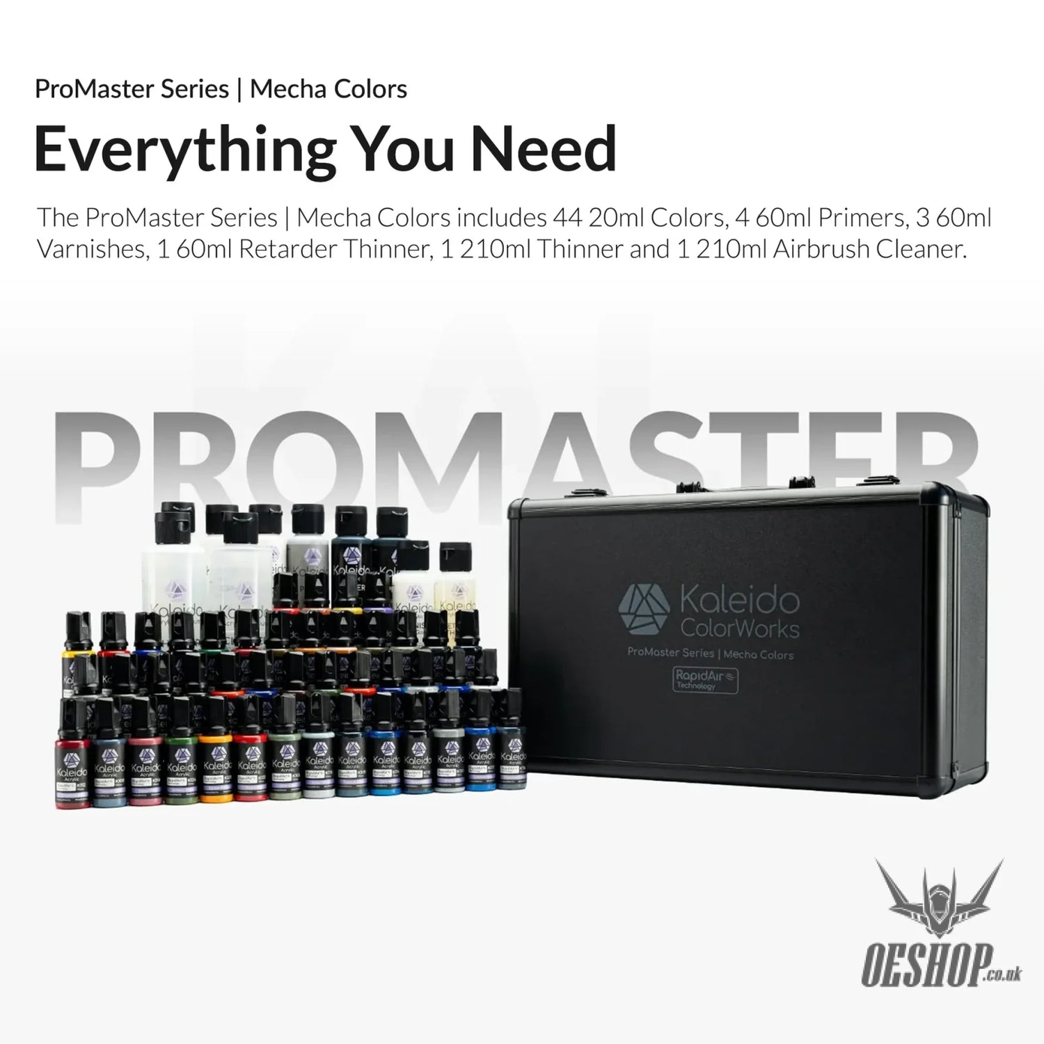 Gaahleri Kaleido ColorWorks ProMaster Series Mecha Colors Set - Painting Consumables