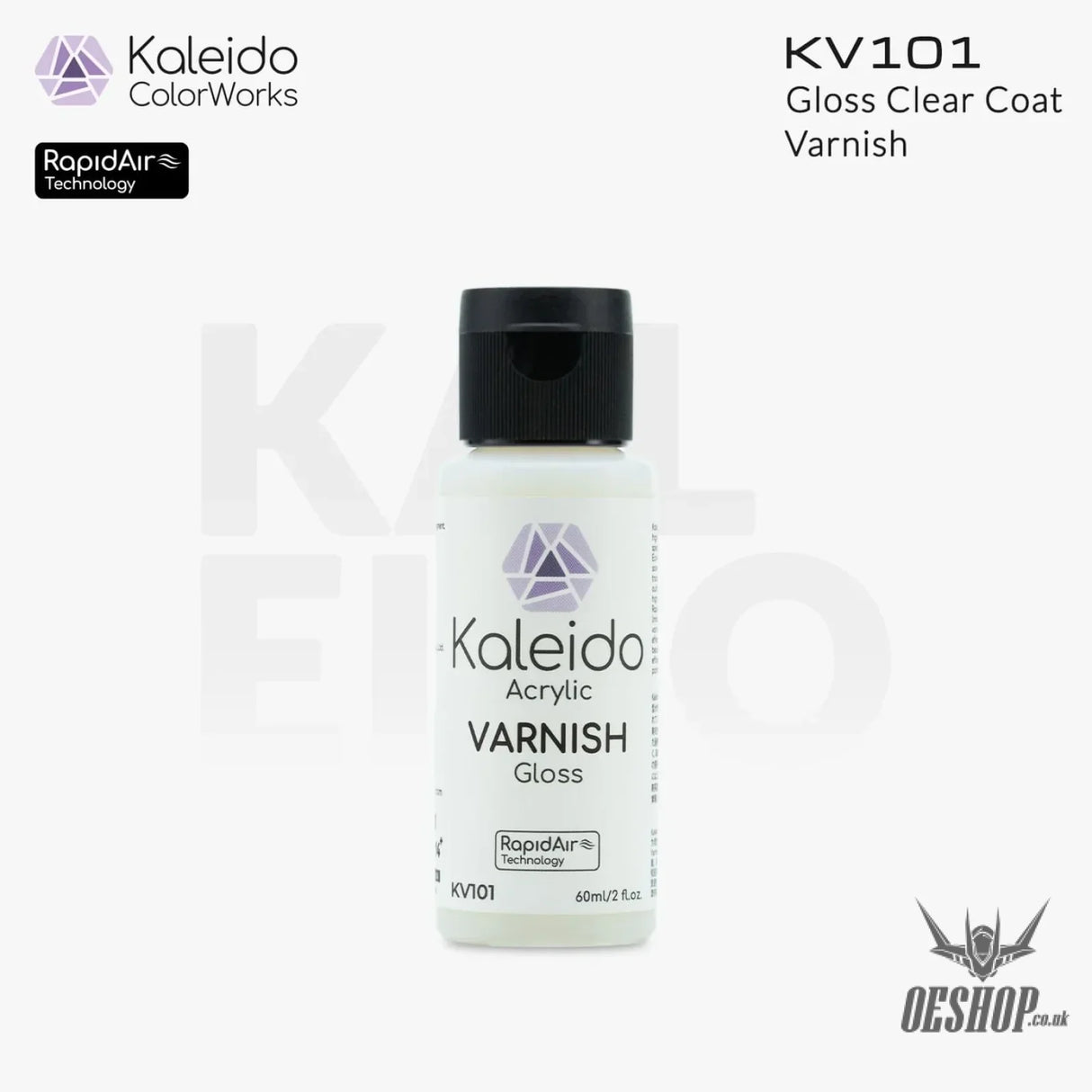 Gaahleri Kaleido ColorWorks - Varnishes KV101 Gloss Clear Coat 60ml Painting Consumables