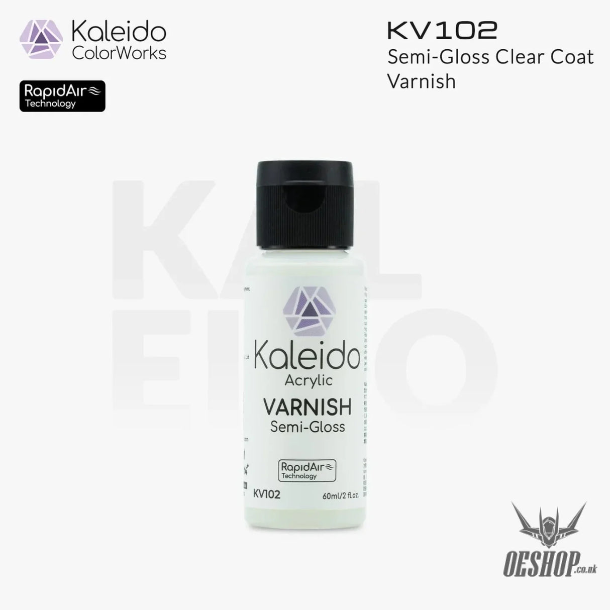 Gaahleri Kaleido ColorWorks - Varnishes KV102 Varnish Semi-Gloss 60ml Painting Consumables