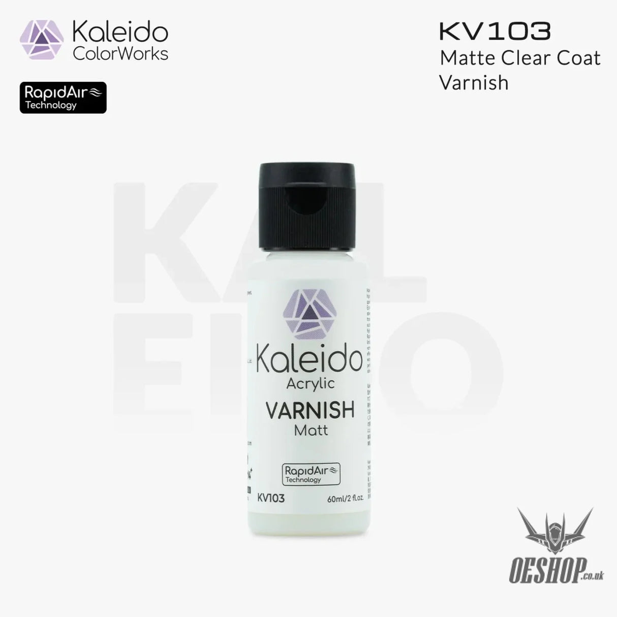 Gaahleri Kaleido ColorWorks - Varnishes KV103 Matte Clear Coat 60ml Painting Consumables