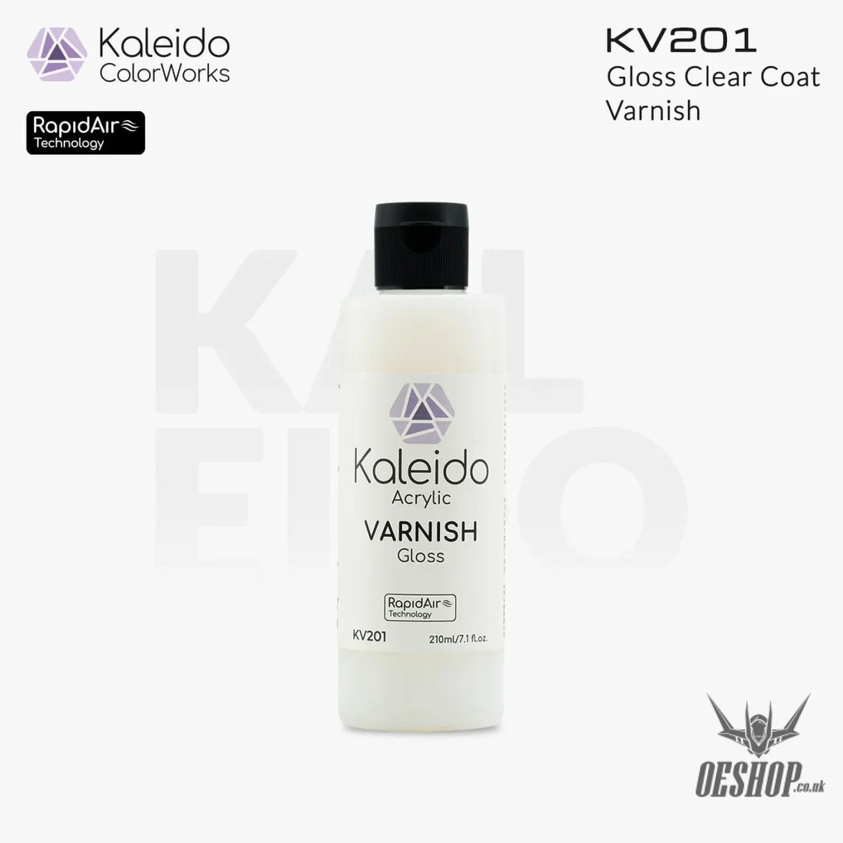 Gaahleri Kaleido ColorWorks - Varnishes KV201 Gloss Clear Coat 210ml Painting Consumables