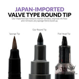 Gaahleri Metallic Series Markers x2 Gun Metal Markers