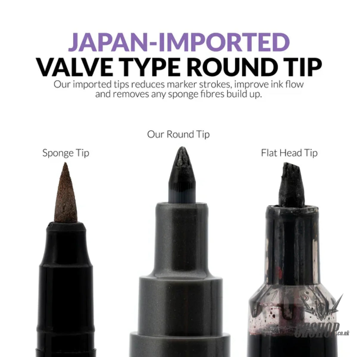 Gaahleri Metallic Series Markers x2 Zirconium Black Markers