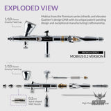 Gaahleri Premium Series GHPM-Mobius 0.2mm Airbrush Airbrushes