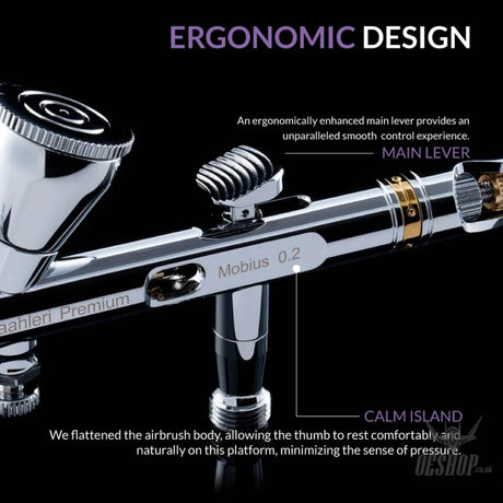 Gaahleri Premium Series GHPM-Mobius 0.2mm Airbrush Airbrushes
