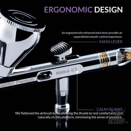 Gaahleri Premium Series GHPM-Mobius 0.3mm Airbrush Airbrushes