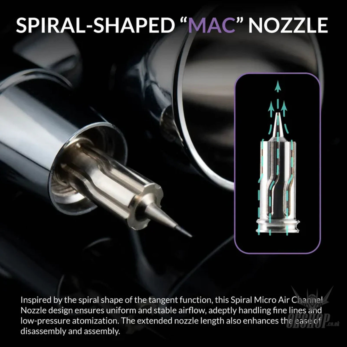Gaahleri Premium Series GHPM-Mobius 0.3mm Airbrush Airbrushes