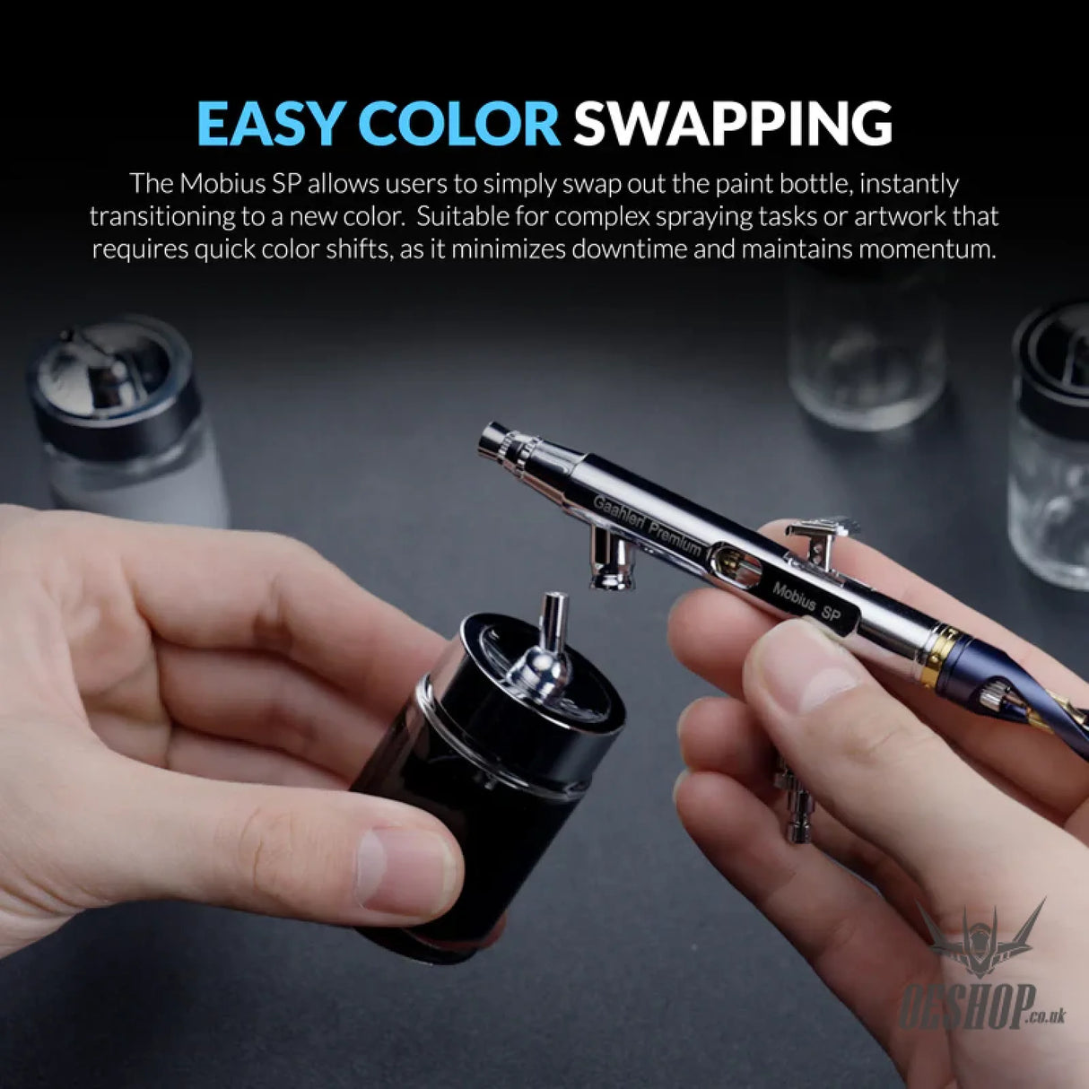 Gaahleri Premium Series GHPM-Mobius SP 0.3 & 0.5mm Airbrushes