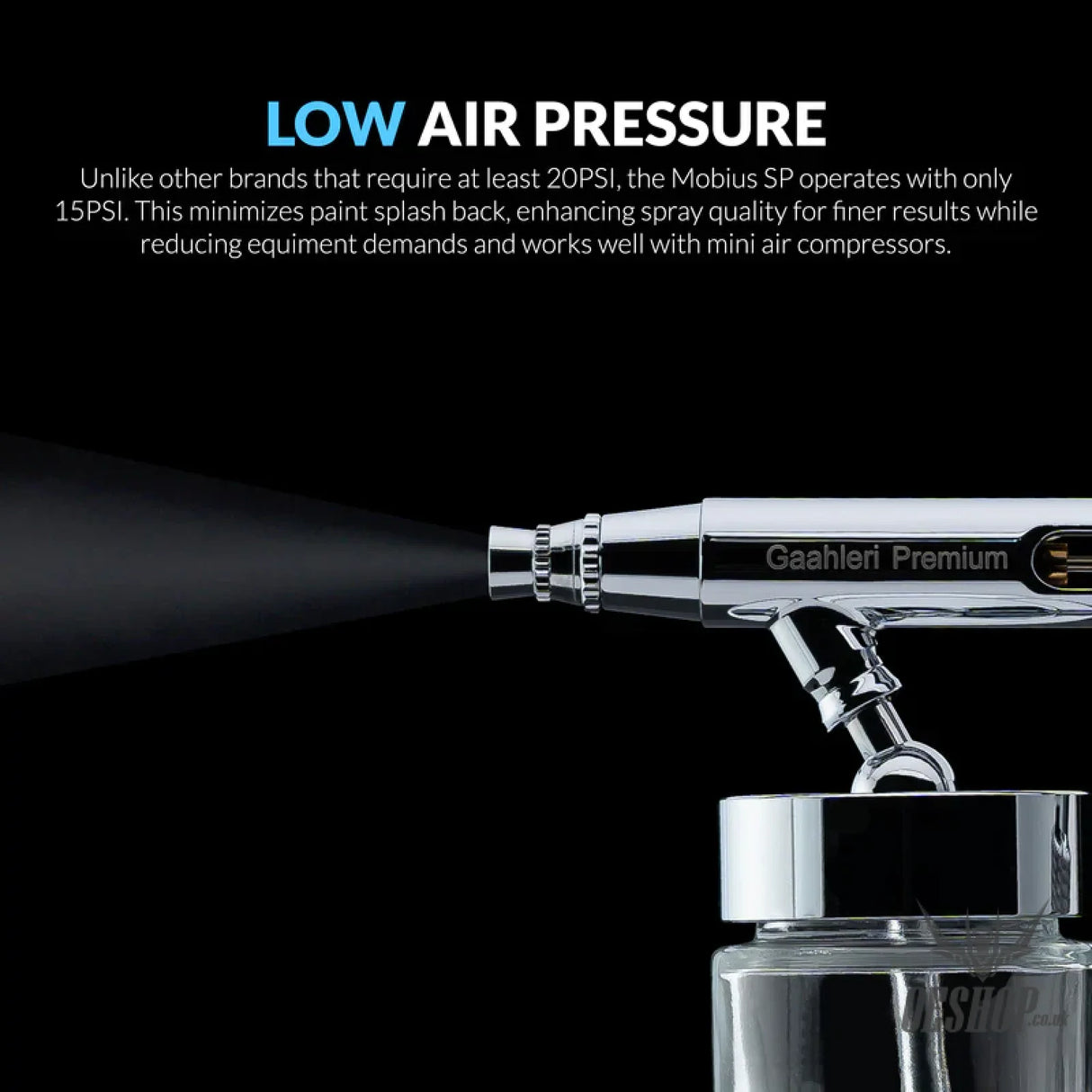 Gaahleri Premium Series GHPM-Mobius SP 0.3 & 0.5mm Airbrushes