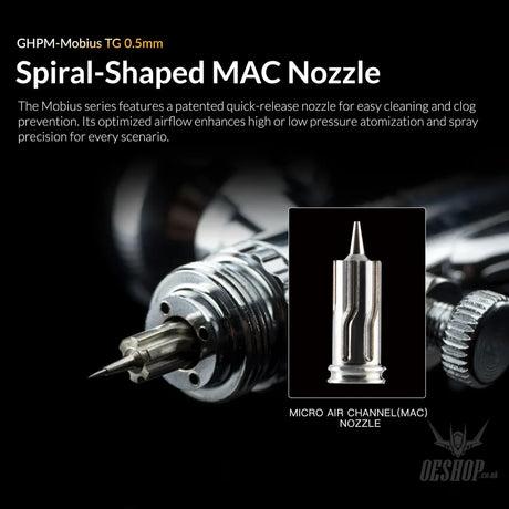 Gaahleri Premium Series GHPM-Mobius TG 0.5mm Airbrush Airbrushes