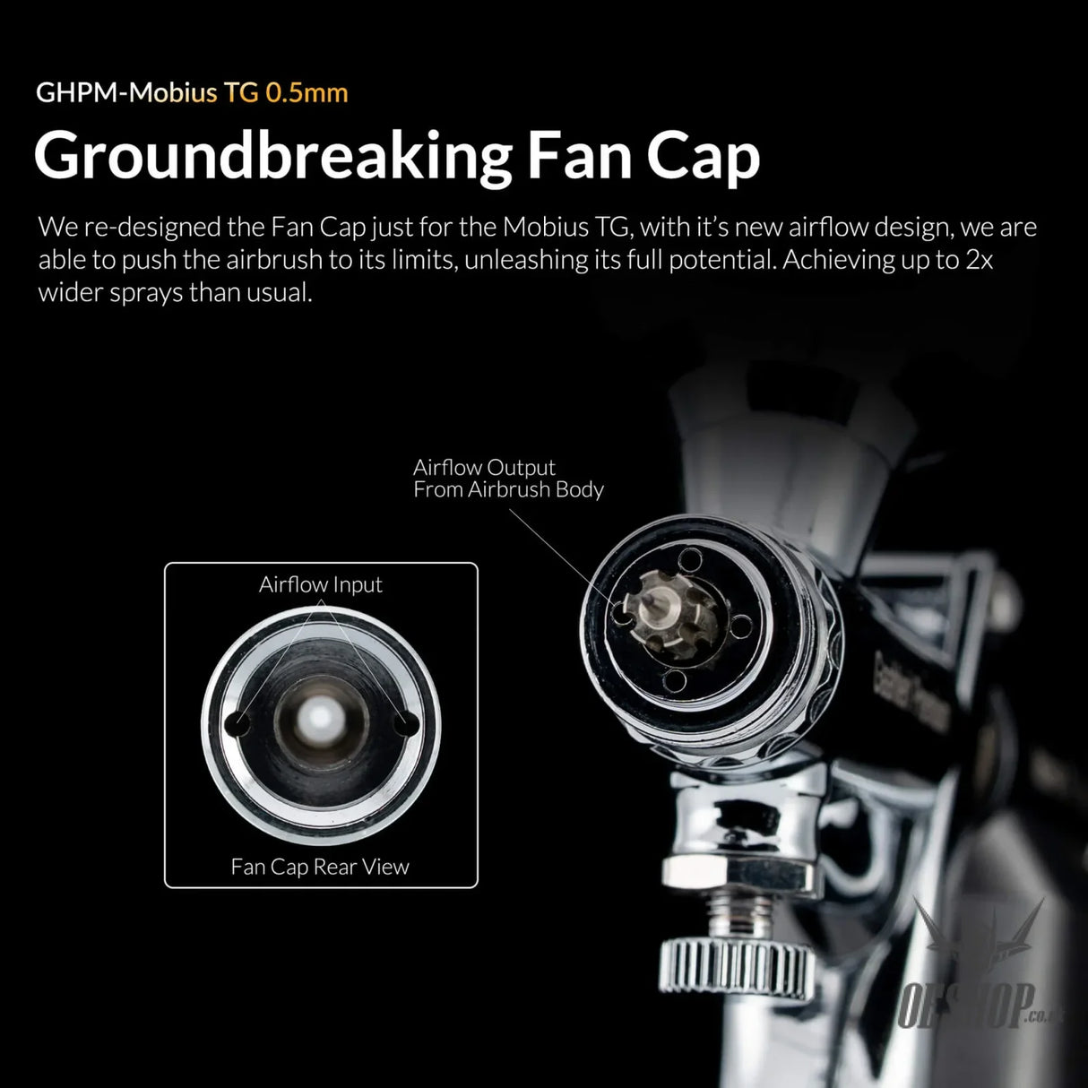 Gaahleri Premium Series GHPM-Mobius TG 0.5mm Airbrush Airbrushes