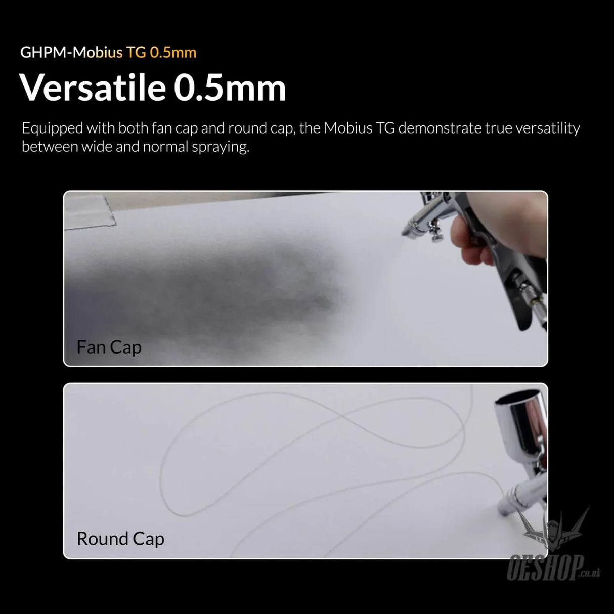 Gaahleri Premium Series GHPM-Mobius TG 0.5mm Airbrush Airbrushes