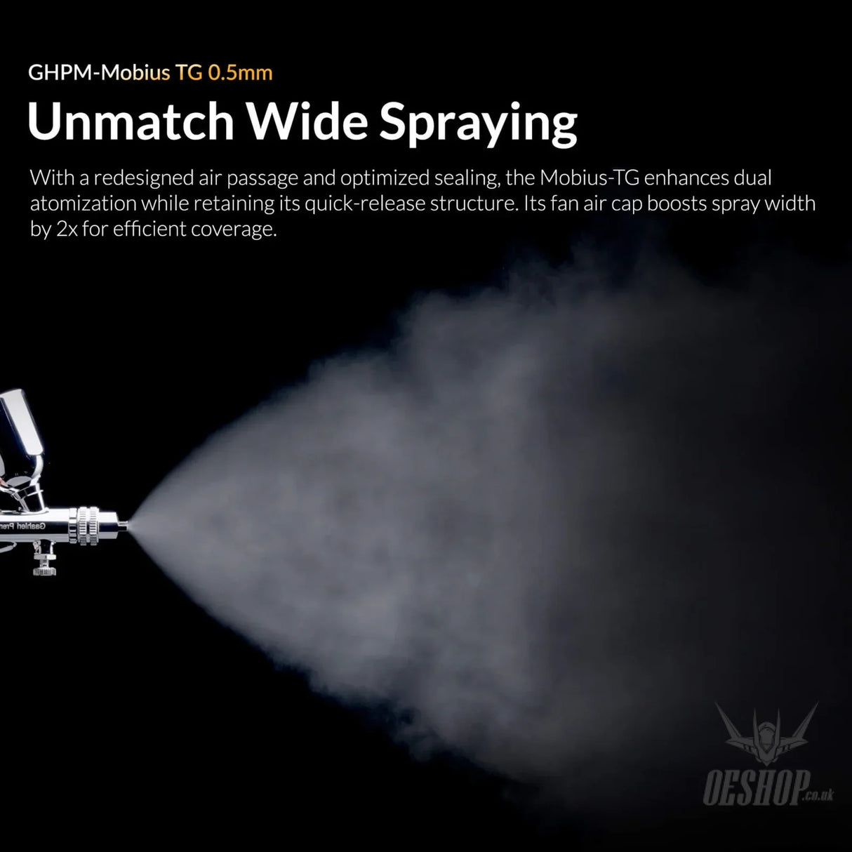 Gaahleri Premium Series GHPM-Mobius TG 0.5mm Airbrush Airbrushes