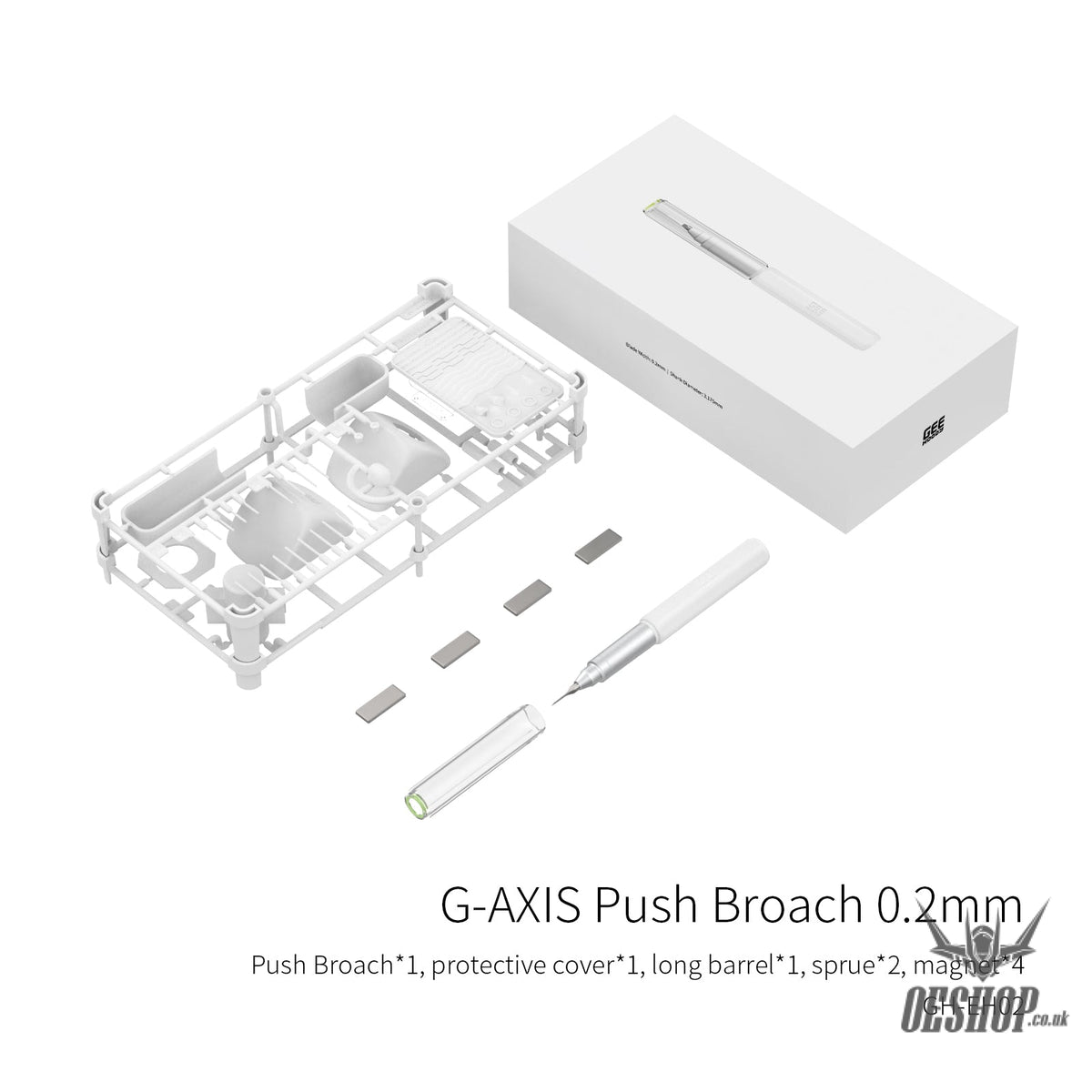 GEEHobby G-AXIS Push Broach / G-NANO Edge Scraper - GH-EH02 - Craft Knives