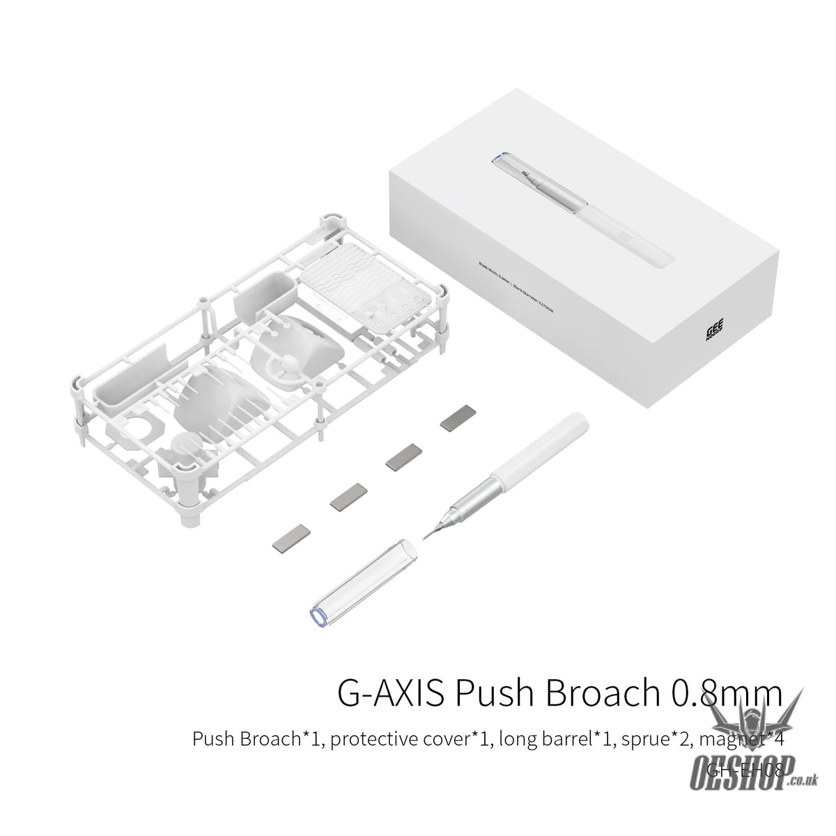 GEEHobby G-AXIS Push Broach / G-NANO Edge Scraper - GH-EH08 - Craft Knives